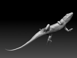 Lizard 3D Baskı Modeli