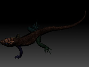 Lizard 3D Baskı Modeli