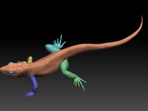 Lizard 3D Baskı Modeli