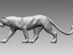Panther 3D Print Model