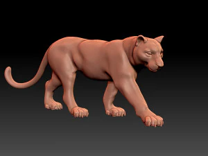Panther 3D Print Model