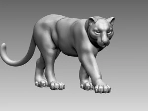 Panther 3D Print Model
