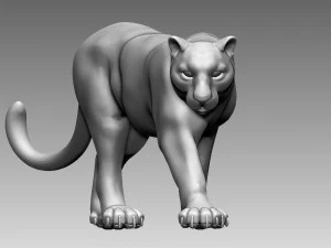Panther 3D Print Model