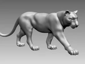 Panther 3D Print Model
