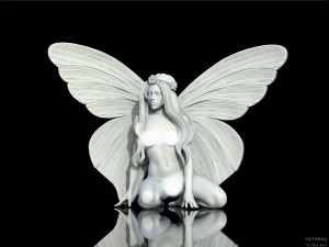 Woman wings Modelo de Impressão 3D