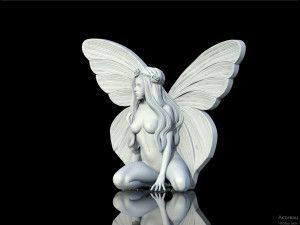 Woman wings Modelo de Impressão 3D