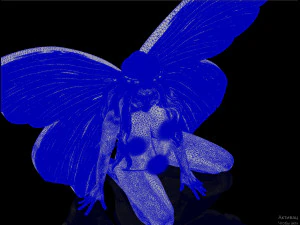 Woman wings 3D Print Model