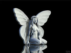 Woman wings 3D Print Model
