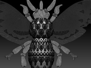 Bee insect 3D-Druckmodell