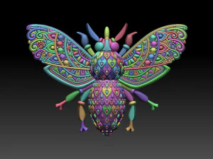 Bee insect 3D Print Model