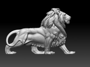 Lion Modelo de impresión 3D