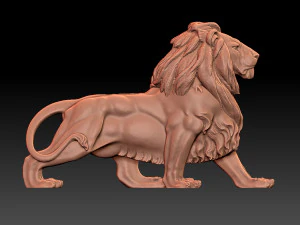 Lion 3D Print Model