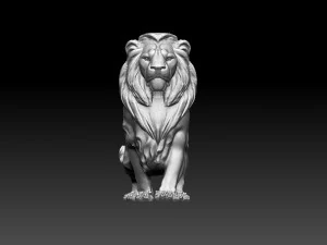 Lion 3D Print Model