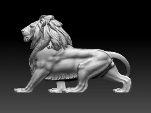 Lion 3D Print Model