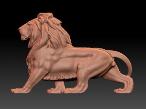 Lion 3D Print Model