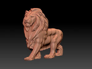 Lion 3D Print Model