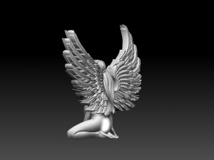 Woman wings 3D Print Model
