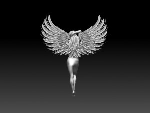 Girl wings 3D 打印模型