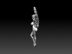 Girl wings 3D 打印模型