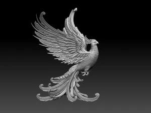 F&eacute;nix Modelo de impresión 3D