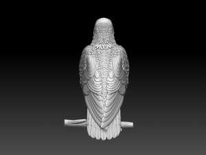 Hawk 3Dプリントモデル