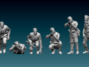 Soldiers ww1 Russian Modelo de Impressão 3D