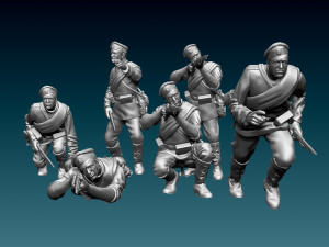 Soldiers ww1 Russian Modelo de Impressão 3D