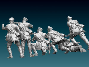Soldiers ww1 Russian Modelo de Impressão 3D