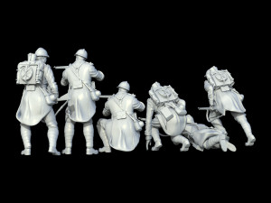 French soldier ww1 3D Print Model