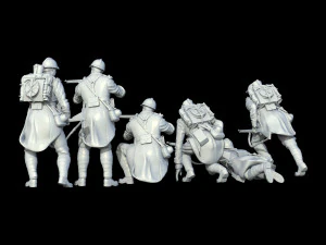 French soldier ww1 3D Print Model