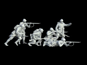 French soldier ww1 3D Print Model