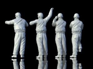 Tank crew usa ww2 3D Print Model