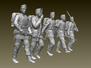 Austria soldiers ww1 Modelo de Impressão 3D