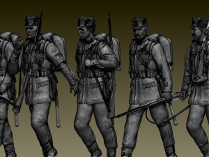 Austria soldiers ww1 Modelo de Impressão 3D