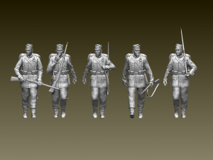Austria soldiers ww1 Modelo de Impressão 3D