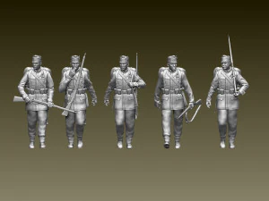 Austria soldiers ww1 3D Print Model