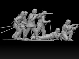 Soldiers WW2 Russia 3D Принт Модель