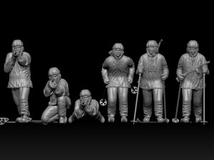 Soldiers WW2 Russia 3D Принт Модель