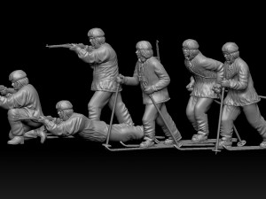 Soldiers WW2 Russia 3D Принт Модель