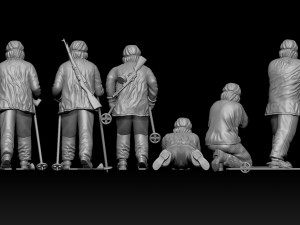 Soldiers WW2 Russia 3D Принт Модель