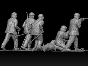 Soldiers WW2 Russia 3D Принт Модель