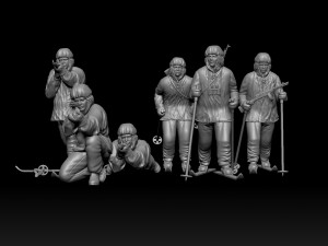 Soldiers WW2 Russia 3D Принт Модель