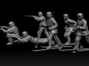 Soldiers WW2 Russia 3D Принт Модель