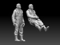 Pilot us ww2 3D-printmodel