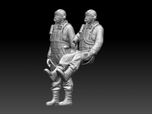 Pilot us ww2 Modello di stampa 3D