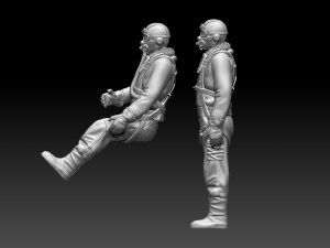 Pilot us ww2 Modello di stampa 3D
