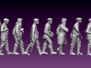 Partisans Modelo de Impressão 3D