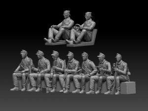 Soldiers Afrika Korps 3D-Druckmodell