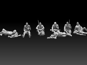 Soldiers ussr 2ww 3Dプリントモデル