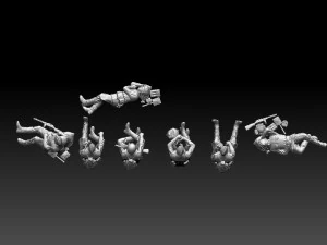 Soldiers ussr 2ww 3D Print Model
